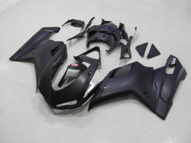 Preto Fosco Preto Adesivo Carenagem Ducati 848 1098 1198 2007-2014