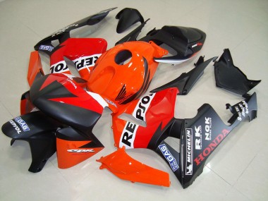 Preto Fosco Repsol Corrida Carenagem CBR 600RR 2005-2006