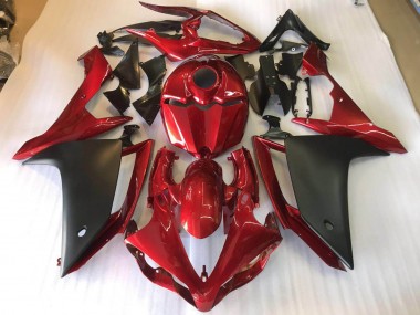 Preto Fosco Vermelho Abs Kits Completos Carenagem R1 2007-2008