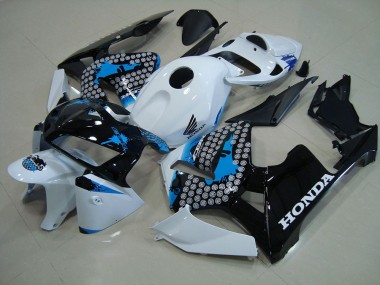 Preto Fosco & Vermelho Adesivo Carenagem CBR 600RR 2005-2006