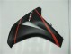 Preto Fosco Vermelho Carenagem CBR 1000RR 2008-2011 Preto Fosco Vermelho Carenagem CBR 1000RR 2008-2011