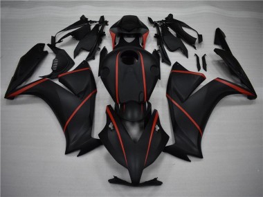 Preto Fosco Vermelho Carenagem CBR 1000RR 2012-2016