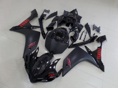 Preto Fosco Vermelho Kit Carenagem R1 2007-2008