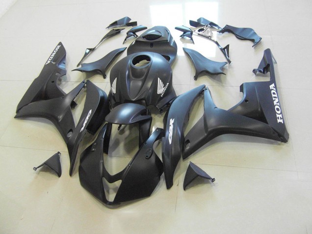 Preto Fosco Versão de Corrida Carenagem CBR 600RR 2007-2008 Preto Fosco Versão de Corrida Carenagem CBR 600RR 2007-2008