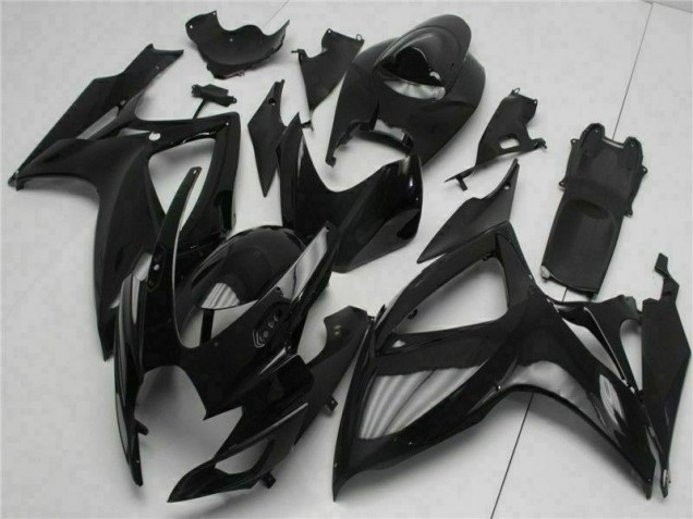 Preto Injeção Kit Carenagem GSXR 600 / 750 K6 2006-2007