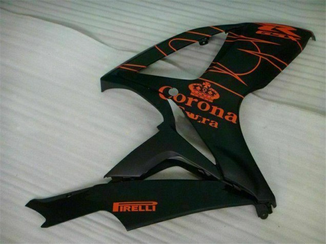 Preto Injeção Kit Carenagem GSXR 600 / 750 K6 2006-2007