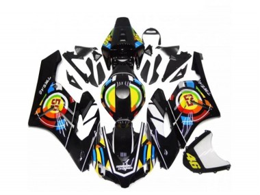 Preto Kit Carenagem CBR 600RR 2007-2008