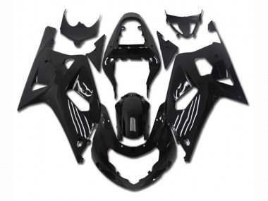 Preto Kit Carenagem GSXR 600 / 750 K1 K2 K3 2001-2003