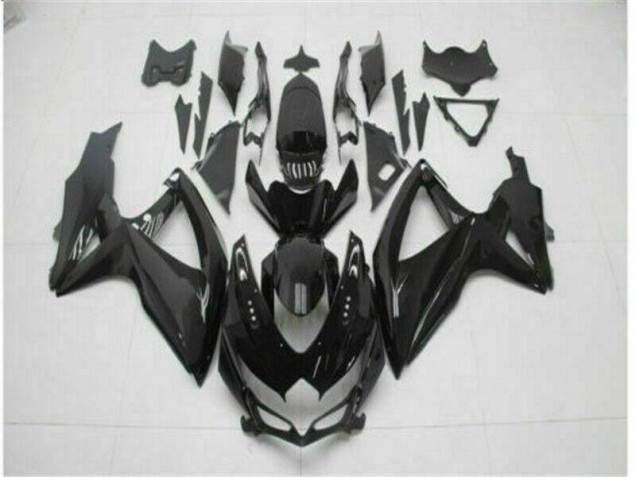 Preto Kit Carenagem GSXR 600 / 750 K8 2008-2010 Preto Kit Carenagem GSXR 600 / 750 K8 2008-2010
