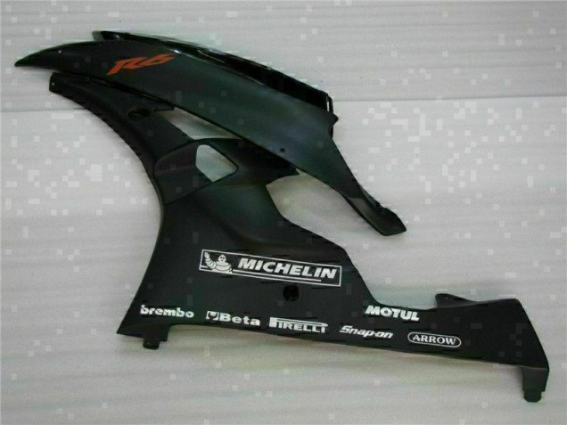 Preto Kit Carenagem R6 2006-2007 Preto Kit Carenagem R6 2006-2007