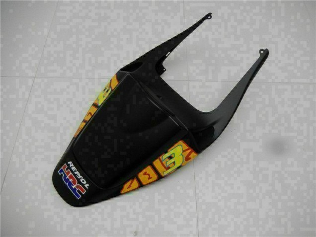 Preto Kit Completo Carenagem CBR 600RR 2005-2006