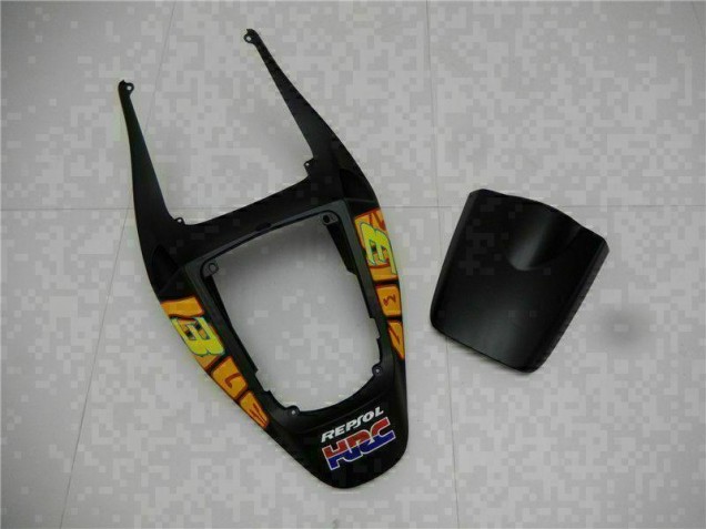 Preto Kit Completo Carenagem CBR 600RR 2005-2006
