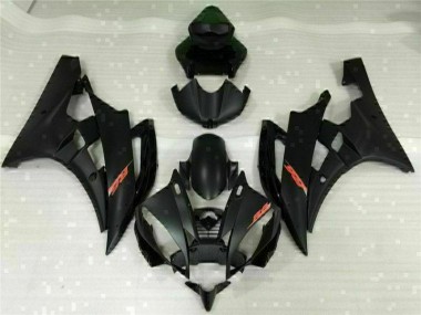 Preto Kit Completo Carenagem R6 2006-2007