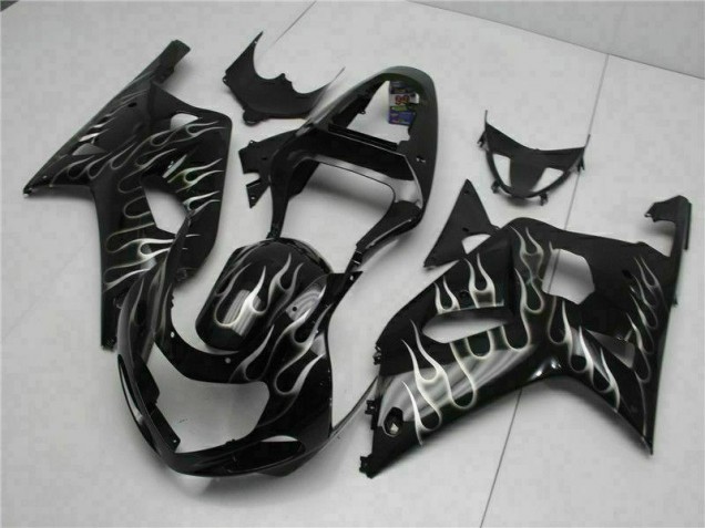 Preto Kits Carenagem GSXR 600 / 750 K1 K2 K3 2001-2003 Preto Kits Carenagem GSXR 600 / 750 K1 K2 K3 2001-2003