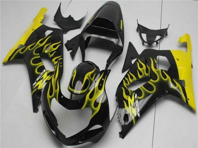 Preto Kits Carenagem GSXR 600 / 750 K1 K2 K3 2001-2003 Preto Kits Carenagem GSXR 600 / 750 K1 K2 K3 2001-2003