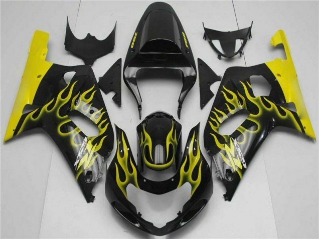 Preto Kits Carenagem GSXR 600 / 750 K1 K2 K3 2001-2003 Preto Kits Carenagem GSXR 600 / 750 K1 K2 K3 2001-2003