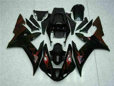 Preto Kits Carenagem R1 2002-2003