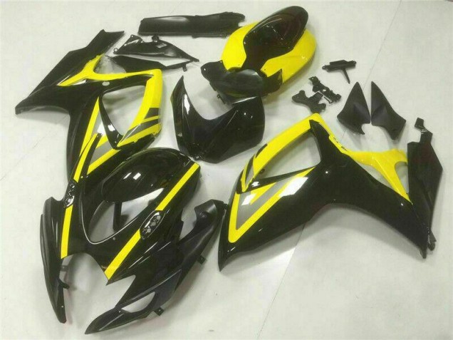 Preto Kits Completo Carenagem GSXR 600 / 750 K6 2006-2007 Preto Kits Completo Carenagem GSXR 600 / 750 K6 2006-2007