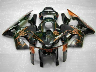 Preto Laranja BACARDI Carenagem CBR 600RR 2005-2006