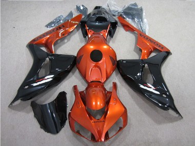 Preto Laranja Carenagem CBR 1000RR 2006-2007