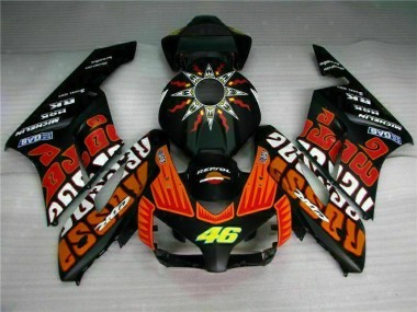 Preto Laranja Carenagem & Plástico CBR 1000RR 2004-2005