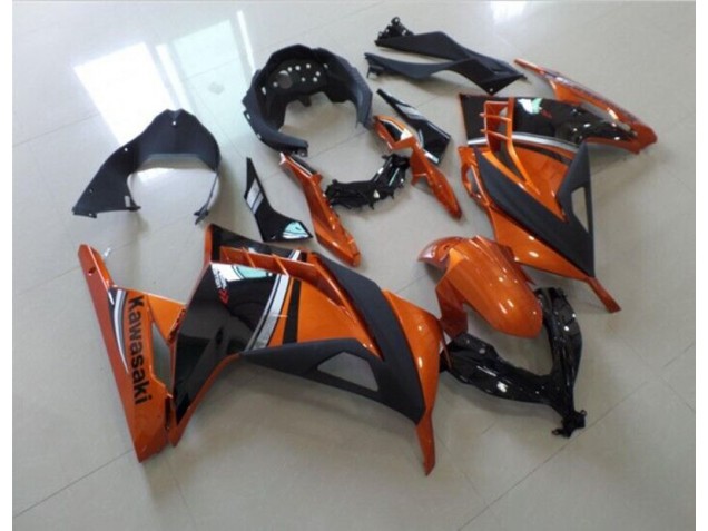 Preto Laranja Carenagem ZX 300R 2013-2016 Preto Laranja Carenagem ZX 300R 2013-2016