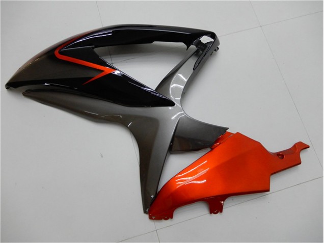 Preto Laranja Cinzento Carenagem GSXR 600 / 750 K8 2008-2010