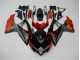 Preto Laranja Cinzento Carenagem GSXR 600 / 750 K8 2008-2010