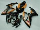 Preto Laranja Plástico GSXR 600 / 750 K6 2006-2007 Preto Laranja Plástico GSXR 600 / 750 K6 2006-2007