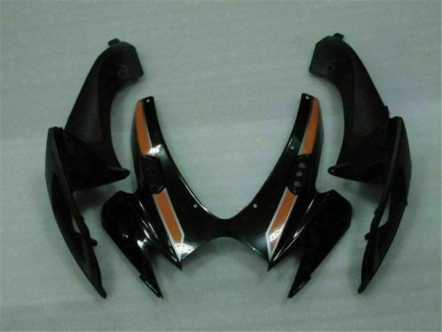 Preto Laranja Plástico GSXR 600 / 750 K6 2006-2007 Preto Laranja Plástico GSXR 600 / 750 K6 2006-2007