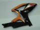 Preto Laranja Plástico GSXR 600 / 750 K6 2006-2007 Preto Laranja Plástico GSXR 600 / 750 K6 2006-2007