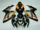 Preto Laranja Plástico GSXR 600 / 750 K6 2006-2007 Preto Laranja Plástico GSXR 600 / 750 K6 2006-2007