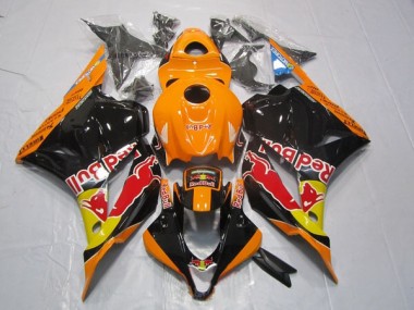 Preto Laranja Red Bull Abs Plástico CBR 600RR 2009-2012