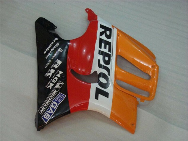 Preto Laranja Repsol Abs Kit Completos Carenagem CBR 600 F3 1995-1998 Preto Laranja Repsol Abs Kit Completos Carenagem CBR 600 F3 1995-1998