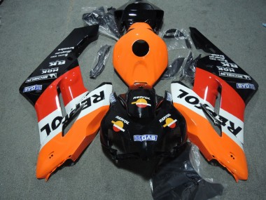 Preto Laranja Repsol Abs Kits Carenagem CBR 1000RR 2004-2005