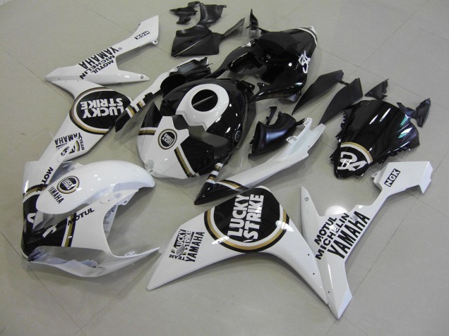 Preto Lucky Strike Carenagem R1 2007-2008