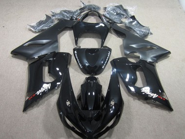 Preto Ninja 636 Plástico ZX6R 2005-2006