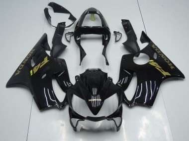 Preto Ouro Carenagem CBR 600 F4i 2001-2003