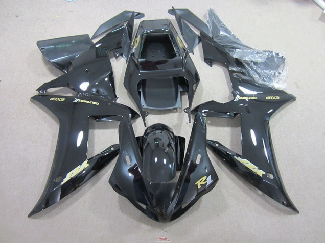 Preto Ouro Decalque Carenagem R1 2002-2003 Preto Ouro Decalque Carenagem R1 2002-2003