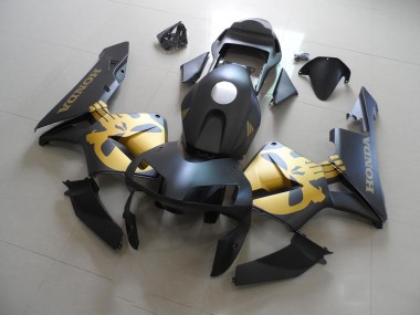 Preto Ouro Decalque Kit Carenagem CBR 600RR 2003-2004