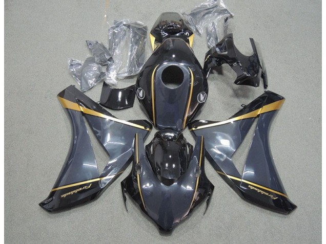 Preto Ouro Fireblade Carenagem CBR 1000RR 2008-2011