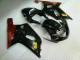 Preto Plástico GSXR 600 / 750 K1 K2 K3 2001-2003 Preto Plástico GSXR 600 / 750 K1 K2 K3 2001-2003