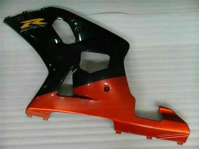 Preto Plástico GSXR 600 / 750 K1 K2 K3 2001-2003 Preto Plástico GSXR 600 / 750 K1 K2 K3 2001-2003