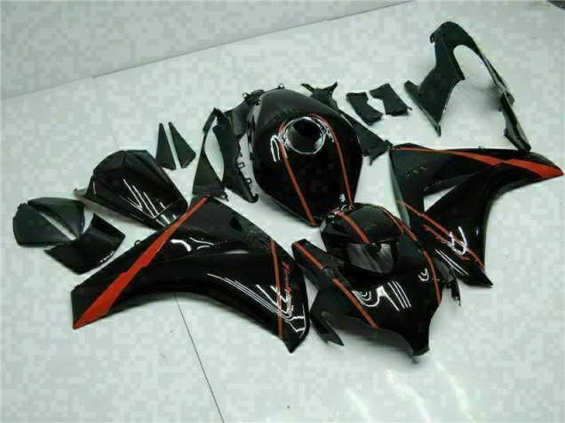 Preto Plásticos CBR 1000RR 2008-2011 Preto Plásticos CBR 1000RR 2008-2011
