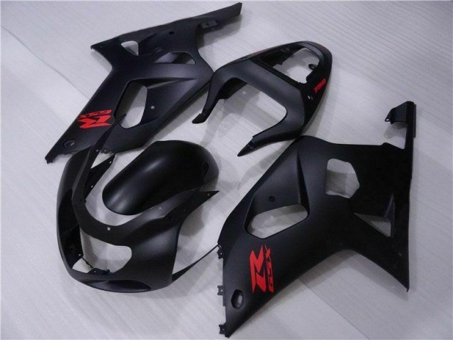 Preto Plásticos GSXR 600 / 750 K1 K2 K3 2001-2003 Preto Plásticos GSXR 600 / 750 K1 K2 K3 2001-2003