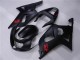 Preto Plásticos GSXR 600 / 750 K1 K2 K3 2001-2003 Preto Plásticos GSXR 600 / 750 K1 K2 K3 2001-2003