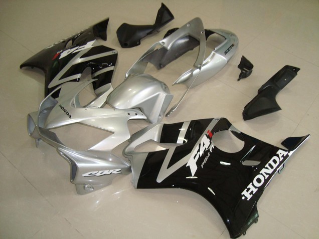 Preto Prata Abs Kits Carenagem CBR 600 F4i 2004-2007