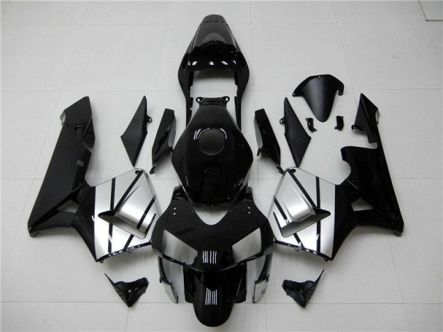 Preto Prata Carenagem CBR 600RR 2003-2004 Preto Prata Carenagem CBR 600RR 2003-2004