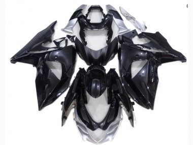 Preto Prata Carenagem GSXR 1000 K9 2009-2016