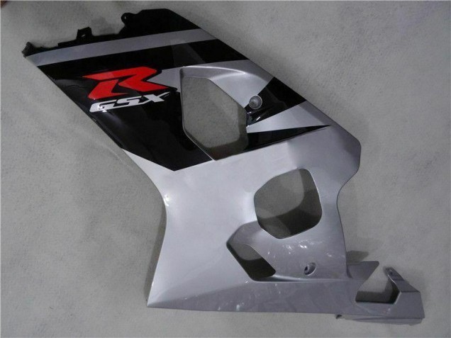 Preto Prata Carenagem GSXR 600 / 750 K4 2004-2005 Preto Prata Carenagem GSXR 600 / 750 K4 2004-2005
